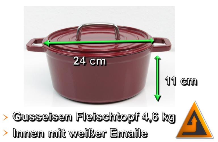 Kochen Geniessen 14 Cm Brater Topfchen Gusseisen Induktion Emaile Beschichtet Alle Herde Backofen Topfe Pfannen